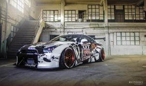 Nissan GT-R by Liberty Walk and Belgium GTR Store 2015 года